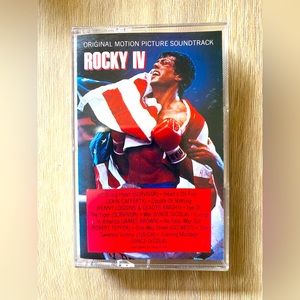 ROCKY IV 4 Movie Soundtrack Cassette 1985 Survivor James Brown Vintage, TESTED!!